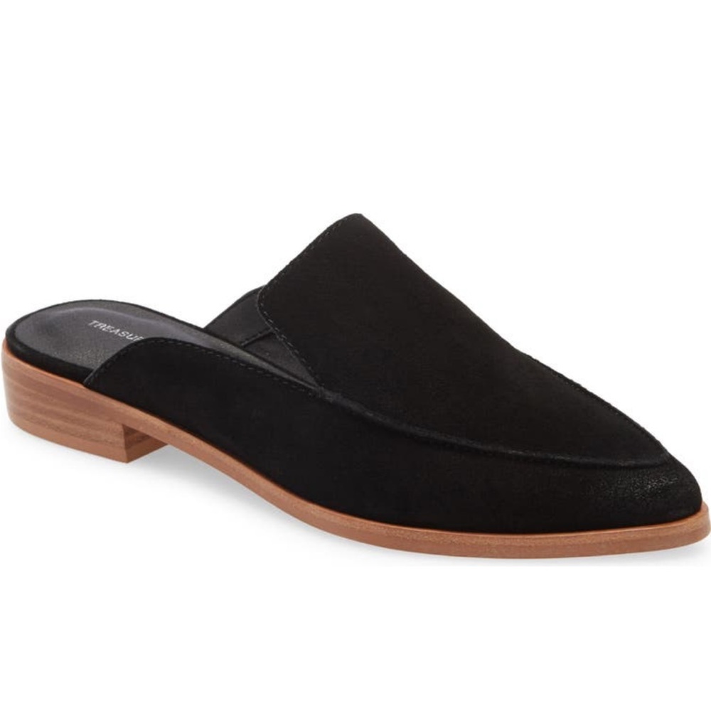 Treasure & Bond suede slide-ons